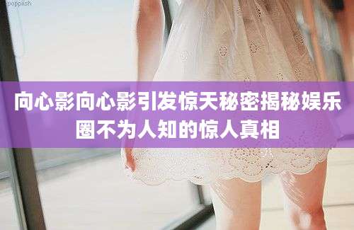 向心影向心影引发惊天秘密揭秘娱乐圈不为人知的惊人真相