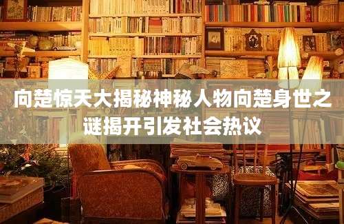 向楚惊天大揭秘神秘人物向楚身世之谜揭开引发社会热议