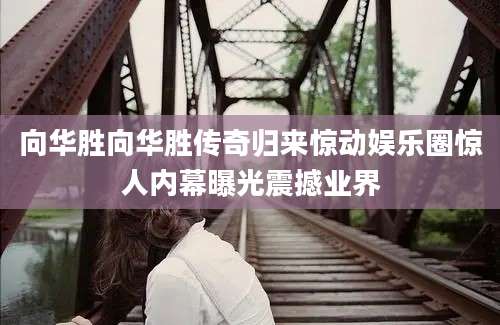 向华胜向华胜传奇归来惊动娱乐圈惊人内幕曝光震撼业界