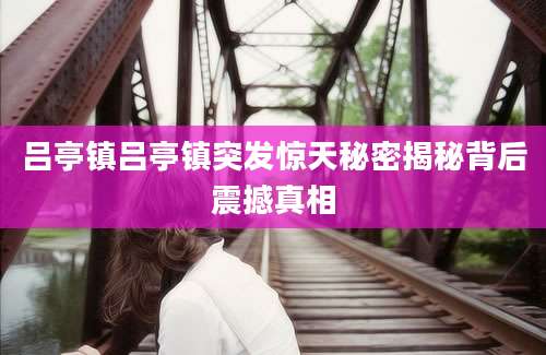 吕亭镇吕亭镇突发惊天秘密揭秘背后震撼真相