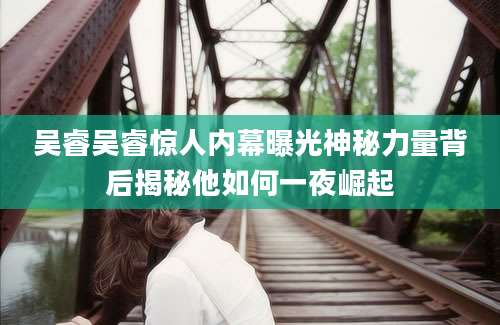 吴睿吴睿惊人内幕曝光神秘力量背后揭秘他如何一夜崛起