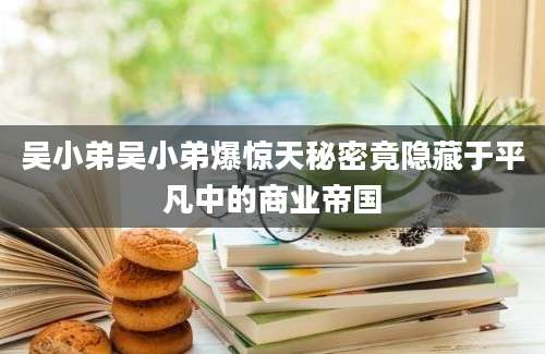 吴小弟吴小弟爆惊天秘密竟隐藏于平凡中的商业帝国