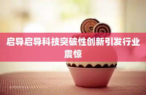 启导启导科技突破性创新引发行业震惊