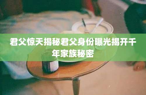 君父惊天揭秘君父身份曝光揭开千年家族秘密