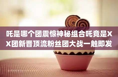 吒是哪个团震惊神秘组合吒竟是XX团新晋顶流粉丝团大战一触即发