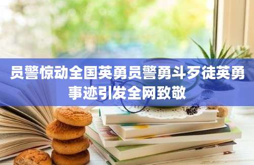 员警惊动全国英勇员警勇斗歹徒英勇事迹引发全网致敬