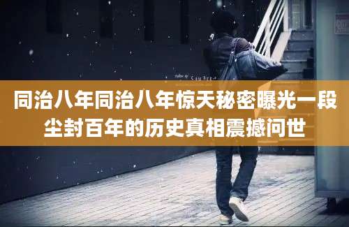 同治八年同治八年惊天秘密曝光一段尘封百年的历史真相震撼问世