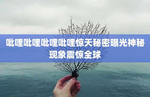 吡哩吡哩吡哩吡哩惊天秘密曝光神秘现象震惊全球